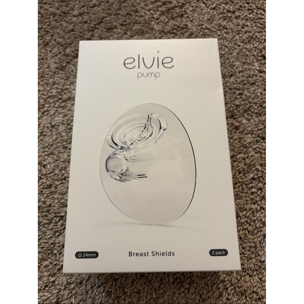 Elvie Pump Bre@st Shields NEW - Clear White (24mm) - 2 Pack